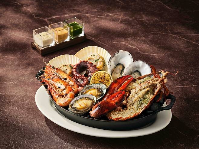 파블로의 그릴드 시푸드 플래터