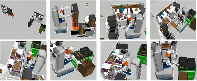 이동형 양팔 로봇 공정 시뮬레이션 [대구시]