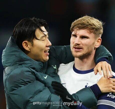 손흥민과 베르너/게티이미지코리아