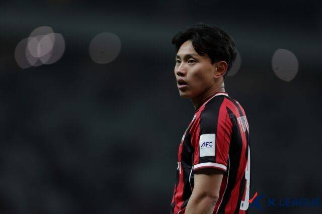 늑골 부상을 당하며 명단에서 빠져 있는 조영욱(FC서울)./한국프로축구연맹 제공