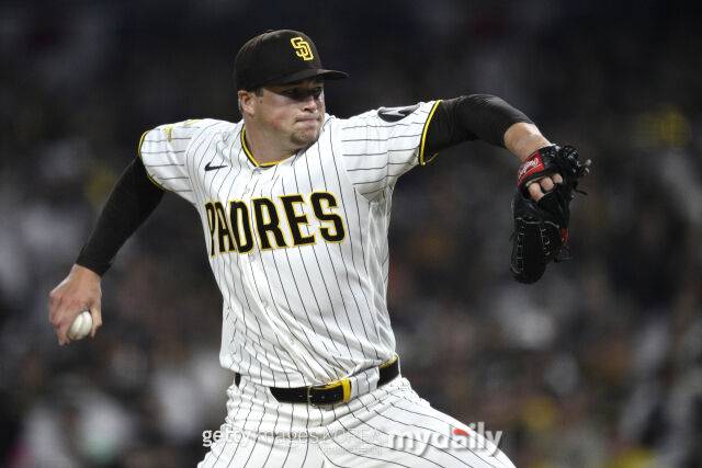 샌디에이고 파드리스 메이슨 밀러가 투구하고 있다. 2025시즌 투구 모습./게티이미지코리아