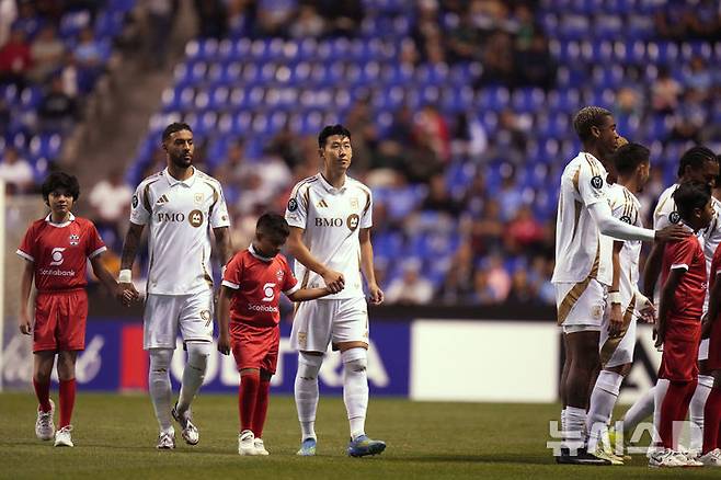 [푸에블라=AP/뉴시스] 미국 프로축구 메이저리그사커(MLS) 로스앤젤레스FC(LAFC)의 손흥민. 2026.04.14.