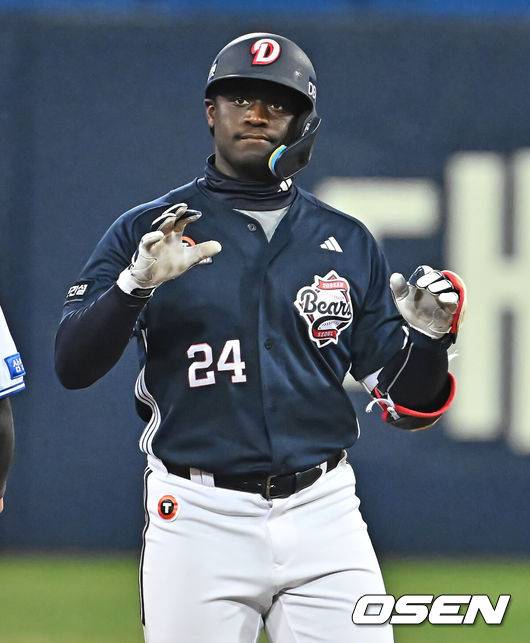 [OSEN=대구, 이석우 기자] 두산 베어스 카메론 123 2026.04.02 / foto0307@osen.co.kr