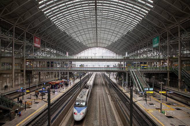 광명역세권 개발의 중심축인 KTX 광명역 전경. 게티이미지뱅크