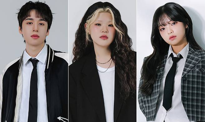 이지훈(왼쪽부터), 이예지, 송지우