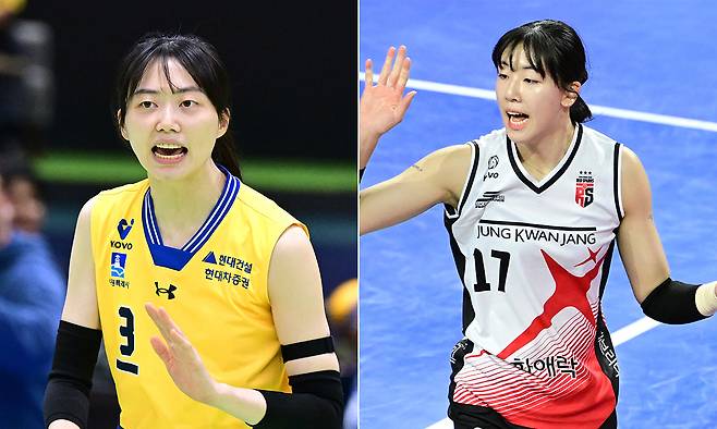 김다인(왼쪽부터), 정호영