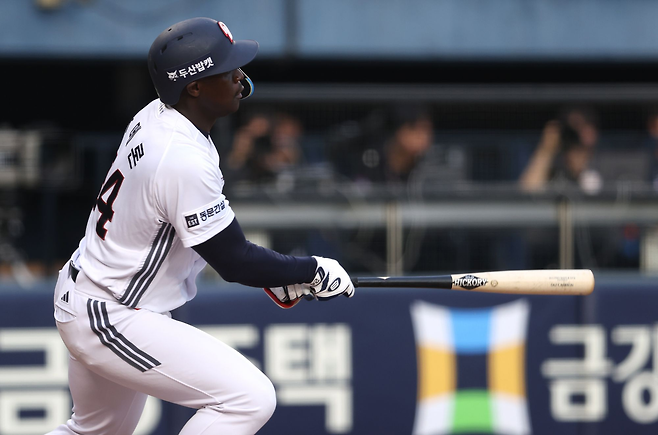 두산 외인타자 카메론. 두산 베어스 제공