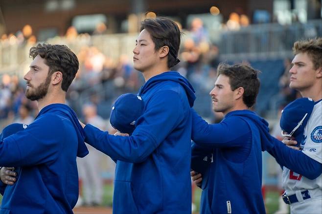 ▲ 시즌 첫 등판에서 확실히 달라진 모습을 보이며 현지 언론의 호평을 받은 LA 다저스 유망주 장현석 ⓒ온타리오 타워 버저스 구단 SNS