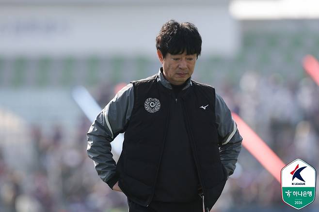 대구FC에서 경질된 김병수 감독. /사진=한국프로축구연맹 제공