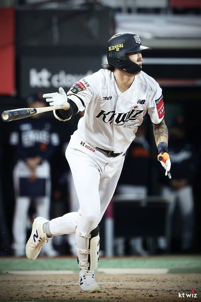 KT 위즈 김민혁. /사진=KT 위즈 제공