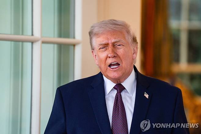 트럼프 대통령 [EPA=연합뉴스 자료사진. 재판매 및 DB 금지]