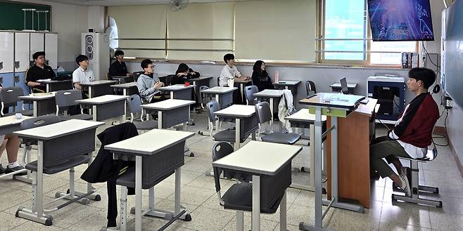 ▲ 매원고등학교 브릿지 프로그램 활동 모습./사진제공=매원고등학교