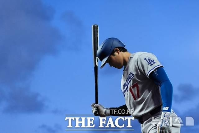 LA 다저스 오타니 쇼헤이가 22일(한국시간) 샌프란시스코 자이언츠전에서 안타 1개를 기록, 53경기 연속 출루 행진을 이어갔다. /샌프란시스코=AP.뉴시스