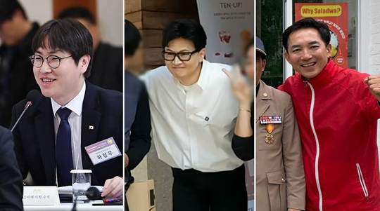 왼쪽부터 하정우 청와대 AI미래기획수석비서관, 무소속 한동훈 전 법무부 장관, 박민식 전  국가보훈부 장관.[연합뉴스 사진·유튜브 ‘한동훈’ 채널 영상·박민식 전 국회의원 페이스북 사진 갈무리]