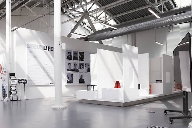 An exhibition on soban (traditional Korean tables) is seen at the ADI Design Museum in Milan, Italy on April 20. [SEOUL DESIGN FOUNDATION]
