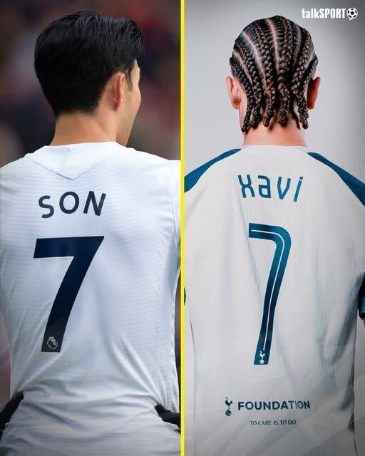 22일 푸스발다텐 보도에 따르면 바이에른 뮌헨은 사비 시몬스(토트넘) 영입에 관심을 보이고 있다. 손흥민(왼쪽)과 시몬스./토크스포츠 제공