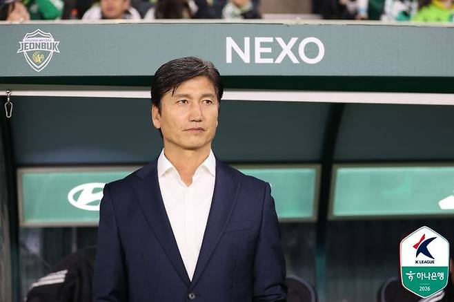 [서울=뉴시스] 프로축구 K리그1 전북 현대의 정정용 감독. (사진=한국프로축구연맹 제공) *재판매 및 DB 금지