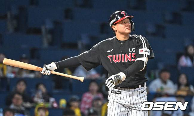 [OSEN=창원, 이석우 기자] LG 트윈스 이재원 133 2026.04.08 / foto0307@osen.co.kr