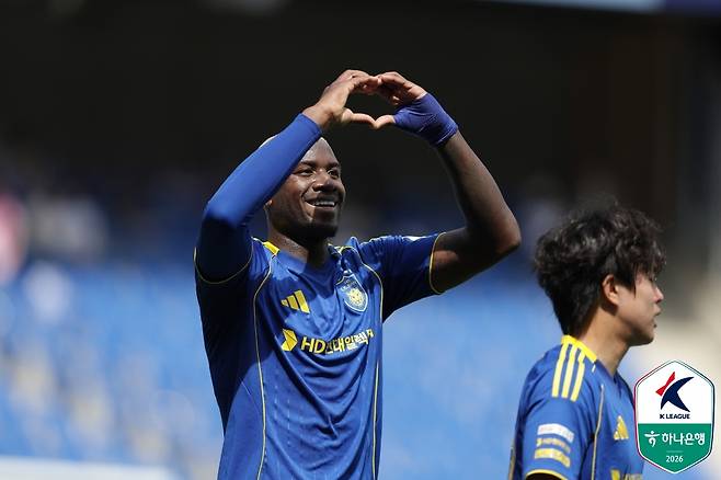 울산 HD 말컹. /사진=한국프로축구연맹 제공