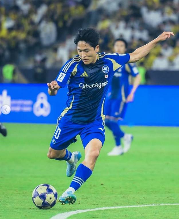 마치다 젤비아 공격수 나상호. /사진=마치다 젤비아 공식 SNS 갈무리