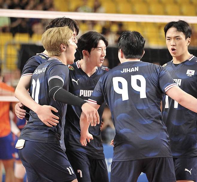 지난해 남자배구 대표팀 [대한배구협회 제공. 재판매 및 DB 금지]