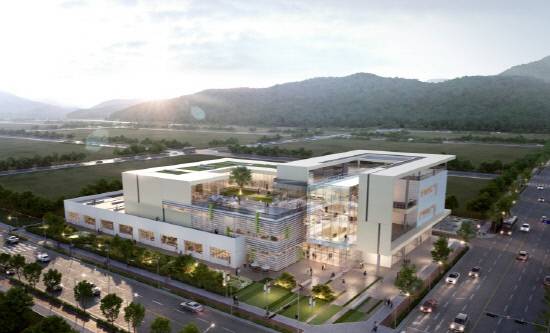 밀양 나노소재 상용화 거점 조감도.사진=경남도