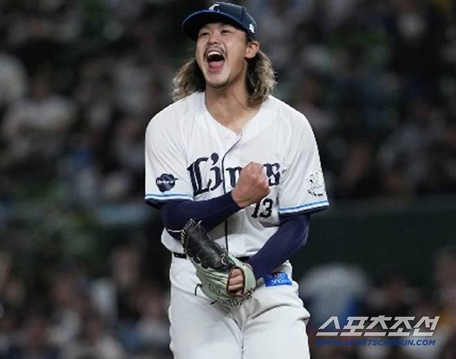 메이저리그 도전을 보류한 세이부 다카하시가 22일 소프트뱅크를 상대로 3년 만에 완투승을 거뒀다. 사진캡처=세이부 라이온즈 SNS