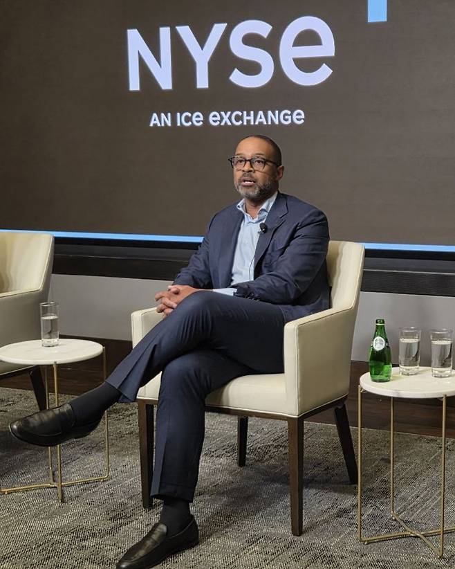 마이클 해리스 NYSE 부회장. 뉴욕(미국)=황윤주 특파원