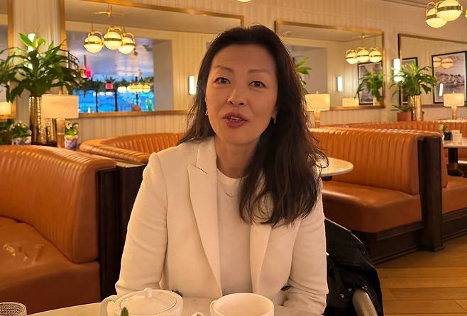 정 박 전 국무부 대북고위관리 겸 동아시아·태평양 부차관보가 지난해 4월 워싱턴 DC에서 본지와 인터뷰를 하고 있다. /워싱턴=김은중 특파원