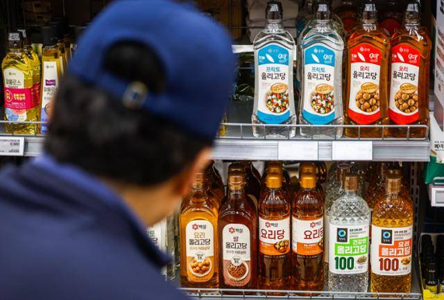 서울 시내 대형마트에 23일 전분당 제품인 올리고당 등이 진열되어 있다. 뉴시스