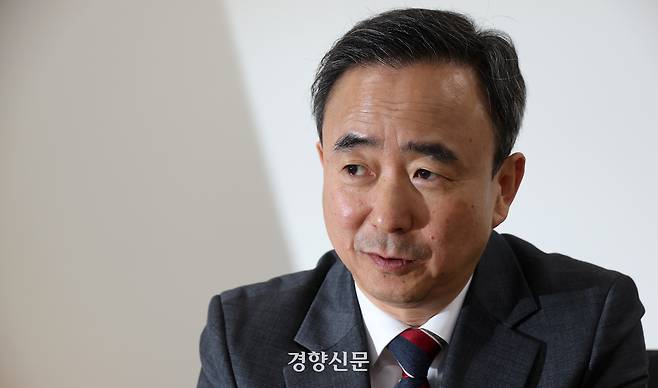 임문영 국가인공지능전략위원회 부위원장이 30일 서울 중구 국가인공지능전략위원회에서 경향신문과 인터뷰를 하고 있다. 2026.3.30 권도현 기자