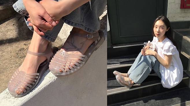 [서울=뉴시스] 락피쉬웨더웨어 젤리 소재 제품 (사진=29CM 갈무리) 2026.04.23. photo@newsis.com *재판매 및 DB 금지