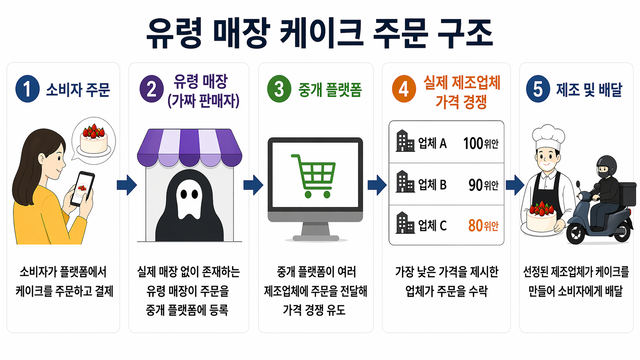 중국 전자상거래 플랫폼 ‘유령 매장’ 구조. 챗GPT