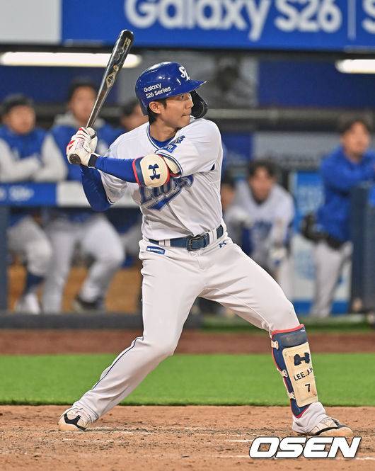 [OSEN=대구, 이석우 기자] 삼성 라이온즈 이재현 208 2026.04.11 / foto0307@osen.co.kr
