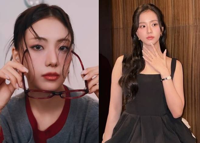 ▲ 블랙핑크 지수의 친언니 김지윤이 서바이벌 프로그램 출연을 예고했다. 출처|tvN '킬잇' 공식 SNS, 지수 SNS