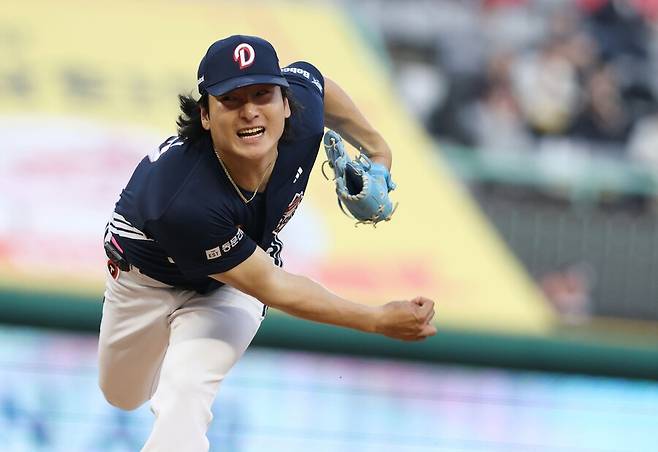 ▲ 곽빈 ⓒ두산 베어스