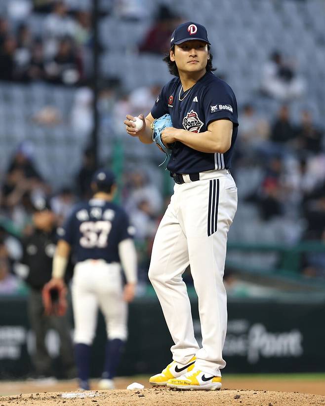 ▲ 곽빈 ⓒ두산 베어스