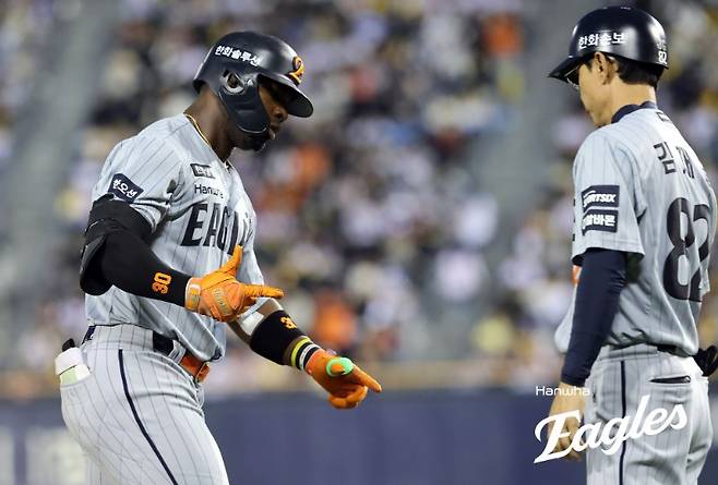 ▲ 요나단 페라자 ⓒ한화 이글스