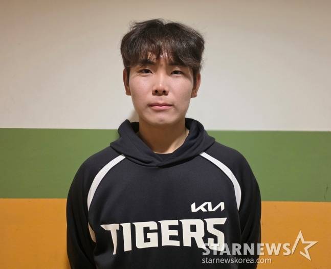 KIA 성영탁이 22일 수원 KT전을 앞두고 스타뉴스와 인터뷰에 응했다. /사진=김동윤 기자