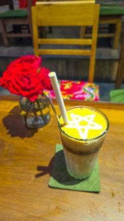 콩카페의 코코넛 커피[사진/이동경 기자]