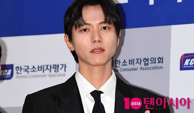 모델 주우재가 취재진 앞에 섰다. /사진=텐아시아DB