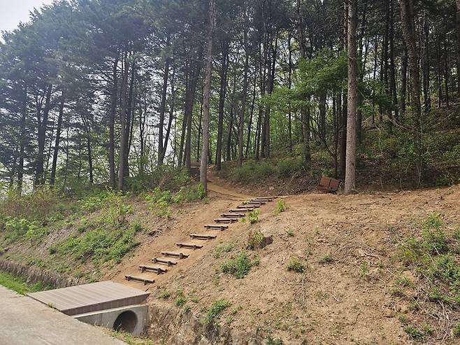 어미산등산로 입구.&nbsp;사진=양평군 제공