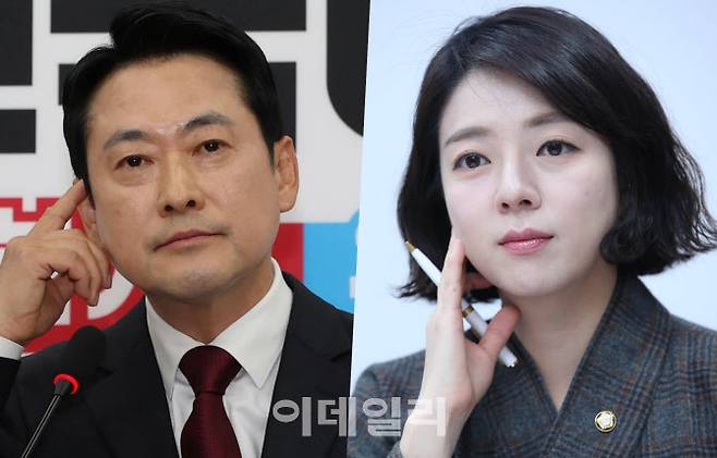 왼쪽부터 장동혁 국민의힘 대표, 배현진 의원. (사진 = 이데일리DB)