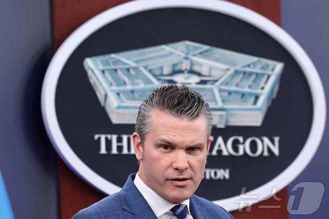 피트 헤그세스 미국 국방장관. 2026.4.8 ⓒ 로이터=뉴스1