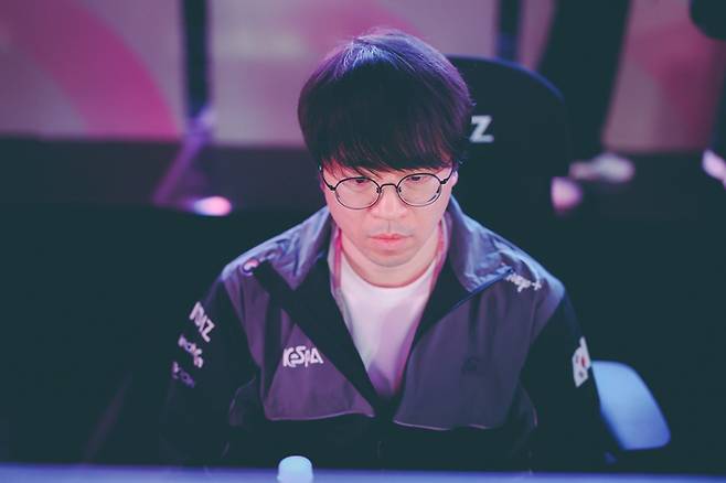 ‘무릎’ 배재민. 사진 | 한국e스포츠협회