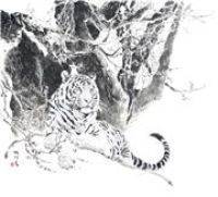호랑이 수묵화(출처: 청와대)
