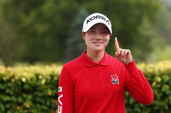 지난 2월 아시아태평양여자아마추어골프선수권대회(WAAP)에서 우승했던 양윤서(인천방통고).뉴스1
