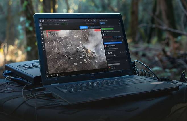 우크라이나군의 전략적 상황인식 시스템인 델타. 밀리타르니