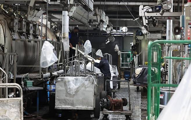 경기도 안산시 한 섬유공장 모습. 2026.3.31 사진=연합뉴스
