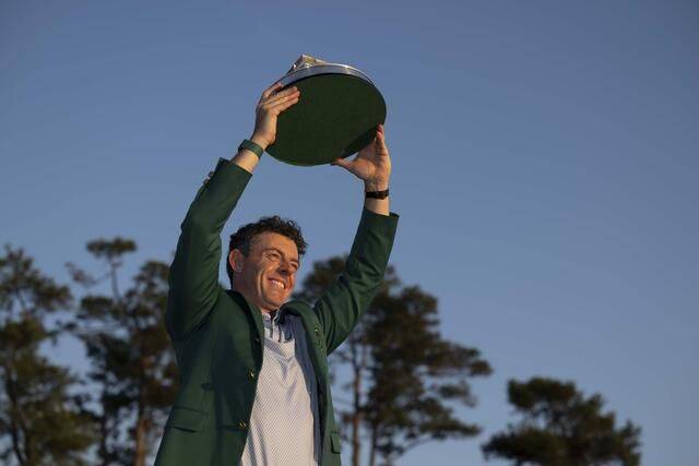 지난 13일(한국시간) 끝난 PGA투어 시즌 첫 메이저대회 마스터스에서 대회 2연패에 성공한 로리 매킬로이. 오거스타내셔널GC